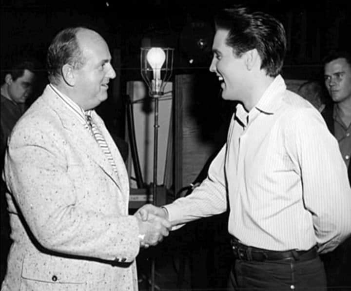 Colonel Tom Parker and Elvis Presley