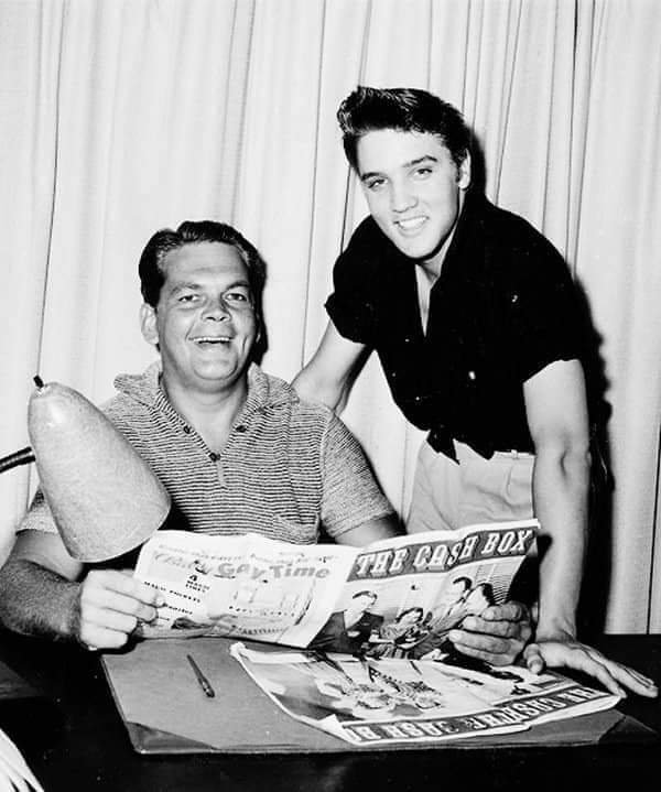 Bob Neal and Elvis Presley