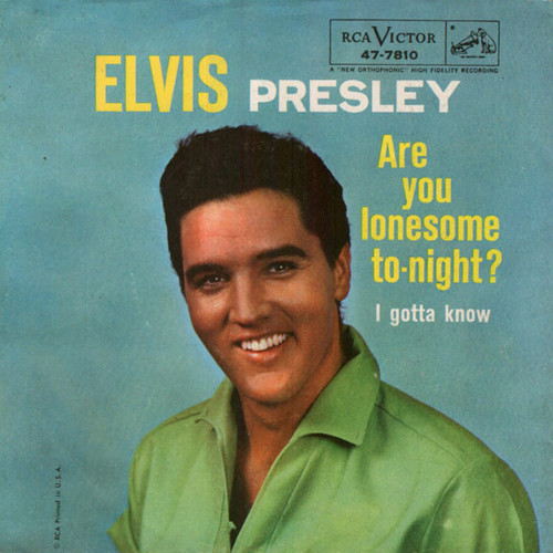 Elvis Presley "Are you lonesome tonight - i gotta Know" 1960